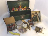 Vintage Tackle Box, "AS FOUND"
