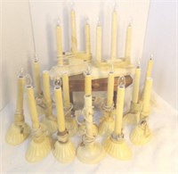 Vintage Christmas Candles, Lot of 17