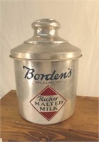 Borden's Malted Milk Canister Set! RARE!