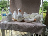 (5) Ceramic duck set
