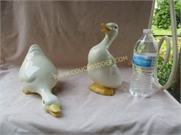(2) Ceramic duck set