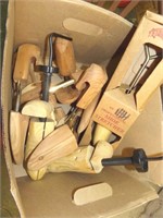 Box of Wooden Shoe Stretchers, Men's