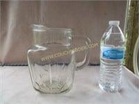 Vintage Star glass milk pitcher