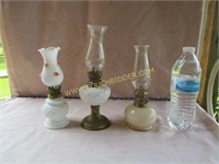 (3) Small Oil lamps