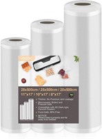 VPCOK Vacuum Sealer Bags 3 Rolls