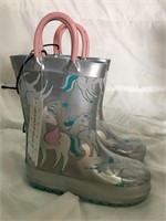 Kids unicorn Rainboots