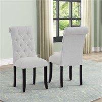 Lucious Upholstered Dining Chair set of 2