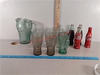 Coca-Cola glassware & bottles