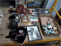 Elvis memorabilia & music boxes
