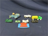 Lot of 8 Vintage Plastic and Rubber Toys Mickey