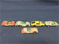 Lot of 5 Red Line Hot Wheels Cars