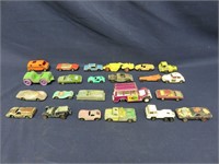 Lot of 24 Vintage Matchbox Lesney Tootsie Cars