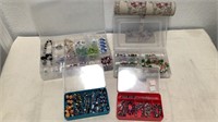 Lot Of Handmade Jewelry In Organizers