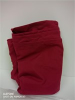 Cherry Red flat sheets (twin)