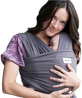 Sleepy Wrap Baby Carrier, Dark Grey Stretchy E
