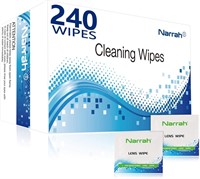 Lens Cleaning Wipes 240 Pre-moistened