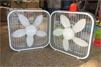 Pair of Holmes Box Fans
