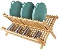 M-Aimee Premium Bamboo Dish Drying Rack