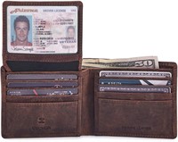 Men's Real Leather RFID Blocking Stylish Wallet