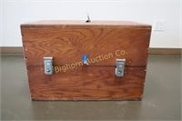 Wooden Storage Box Approx. 25" x 15" x 17"
