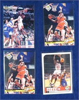 Michael Jordan Upper Deck 4 Card Set 23 390 2x159