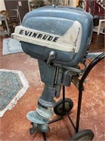 Antique 1950's Evinrude Outboard Motor Aquason