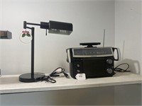 Radio, Desk Lamps, Etc.
