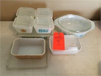 pyrex, ice box dishes, casserole