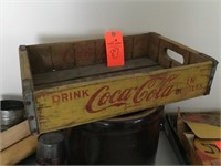 Coca Cola vintage wood delivery case