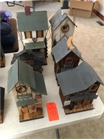 Birdhouse wood buildings