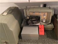 Sears portable sewing machine w/ parts