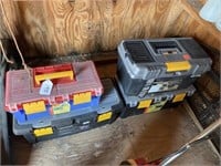 4 Tool Boxes (empty)