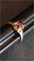 10K GOLD RUBY RING