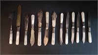 MOTHER OF PEARL HANDLED FLATWARE