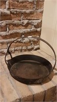 CAST IRON SAUCEPAN WITH HAND FORGED HANDLE