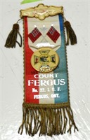 Antique Fergus I.O.F. Court Badge