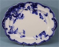 17.5" Flow Blue Platter