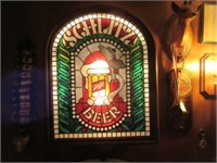 Schlitz beer lighted sign