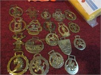 27 pieces of horse brass
