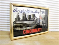 Cincinnati Miller Lite Beer Advertising Sign