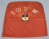 WWII Embroidered Pillow Sham