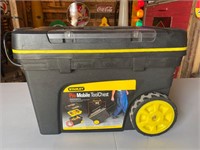 Stanley mobile tool chest full of tools