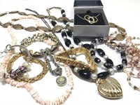 Group of 14 Assorted Necklaces & Bracelets