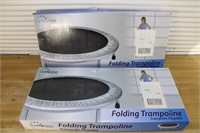 Two Folding Trampolines