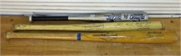3 vintage baseball bats