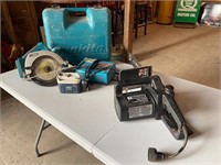 Makita circular saw & electric chainsaw