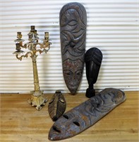 Trible decor and USS Nightmare candlestick prop