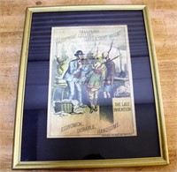 Vintage inspired 5 Points NY framed image