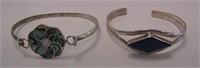 2 Silver Bracelets