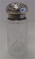 1939 Cut Glass Shaker European Silver 850